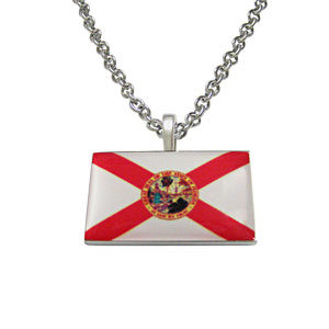 Florida State Flag Pendant Unisex Necklace